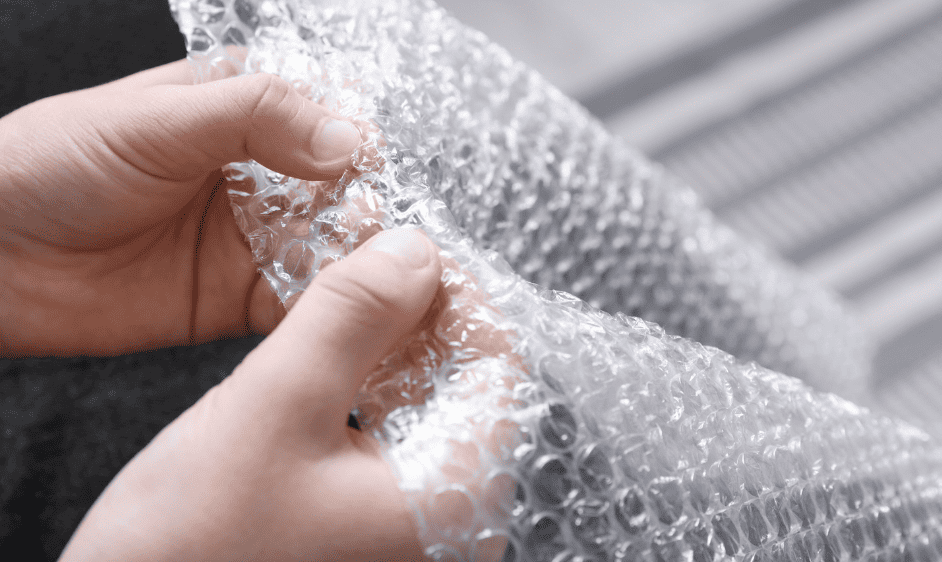 popping bubble wrap can be a stress reliever